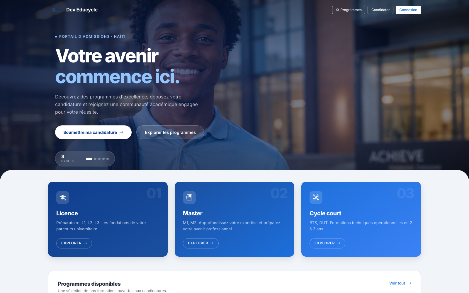 Aperçu du projet EduCycle